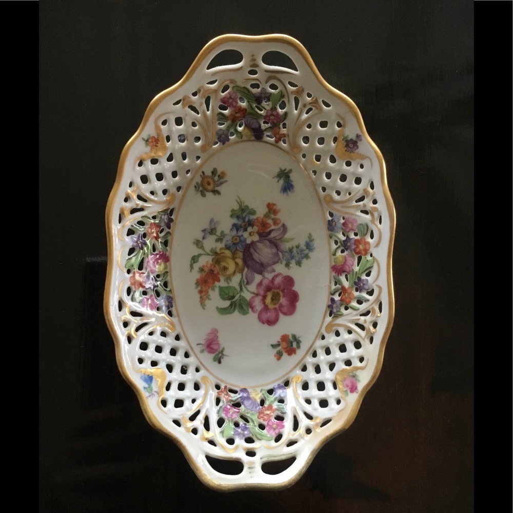 Vintage Schumann Bavaria Oval Bowl